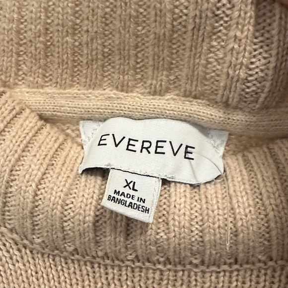 Evereve Striped Beige and Black Women's Sweater - Picture 2 of 5